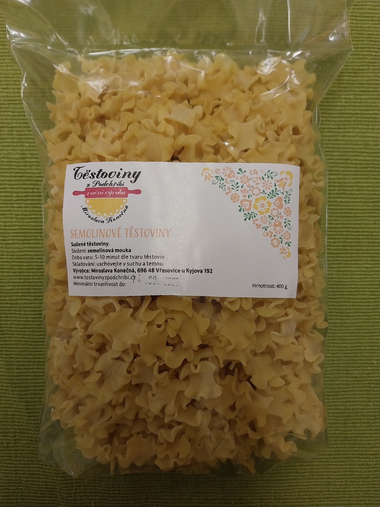 Semolinové fleky 400g