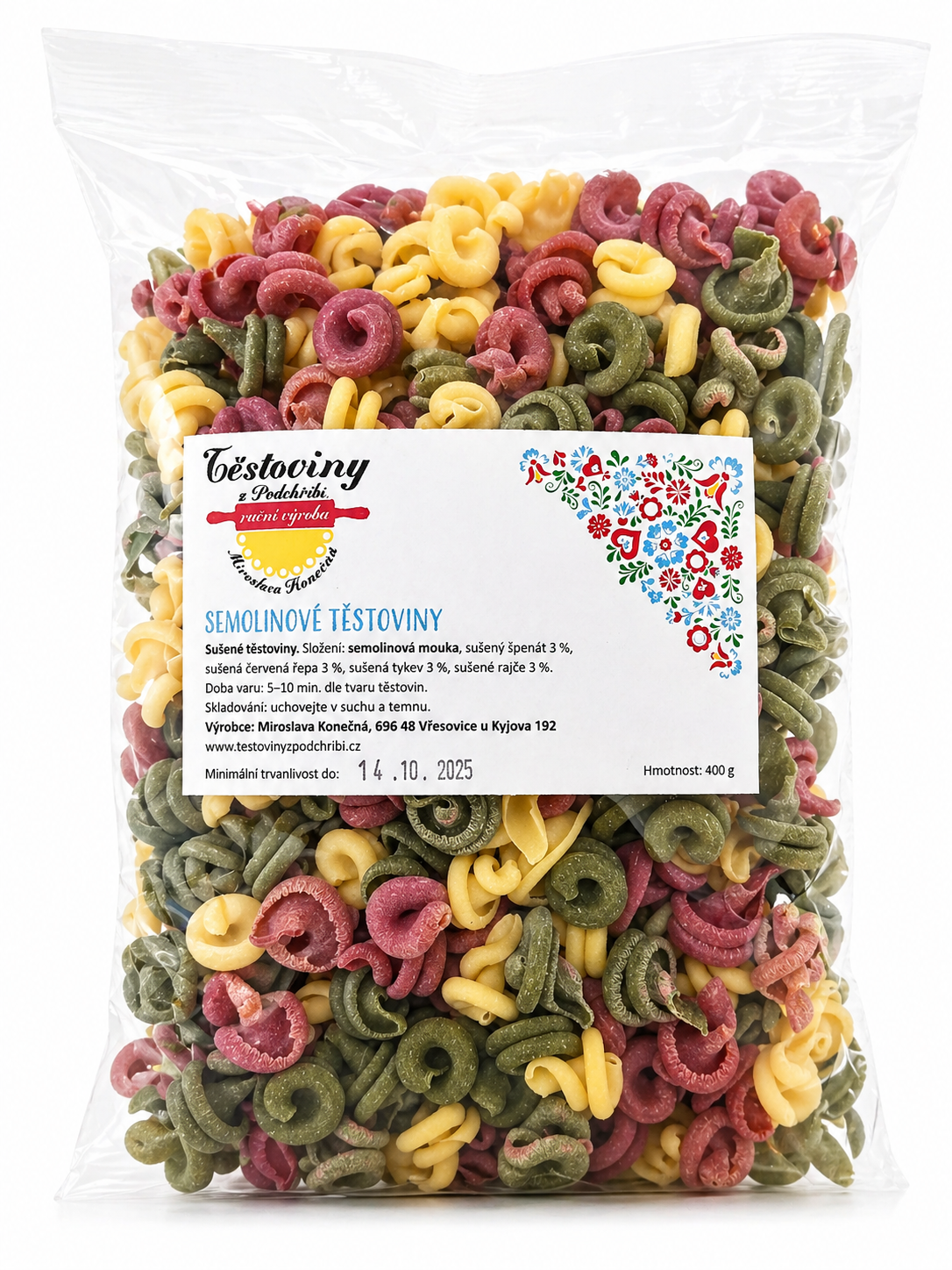 Semolinové trotolle mix 400g