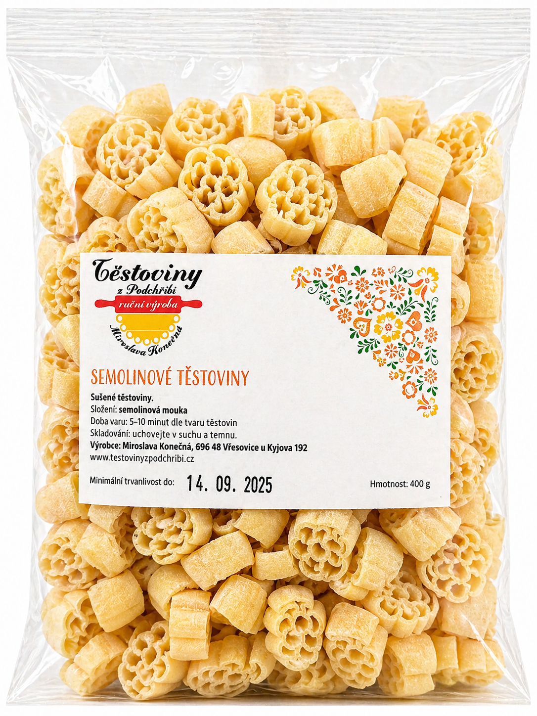 Semolinové hrozny 400g