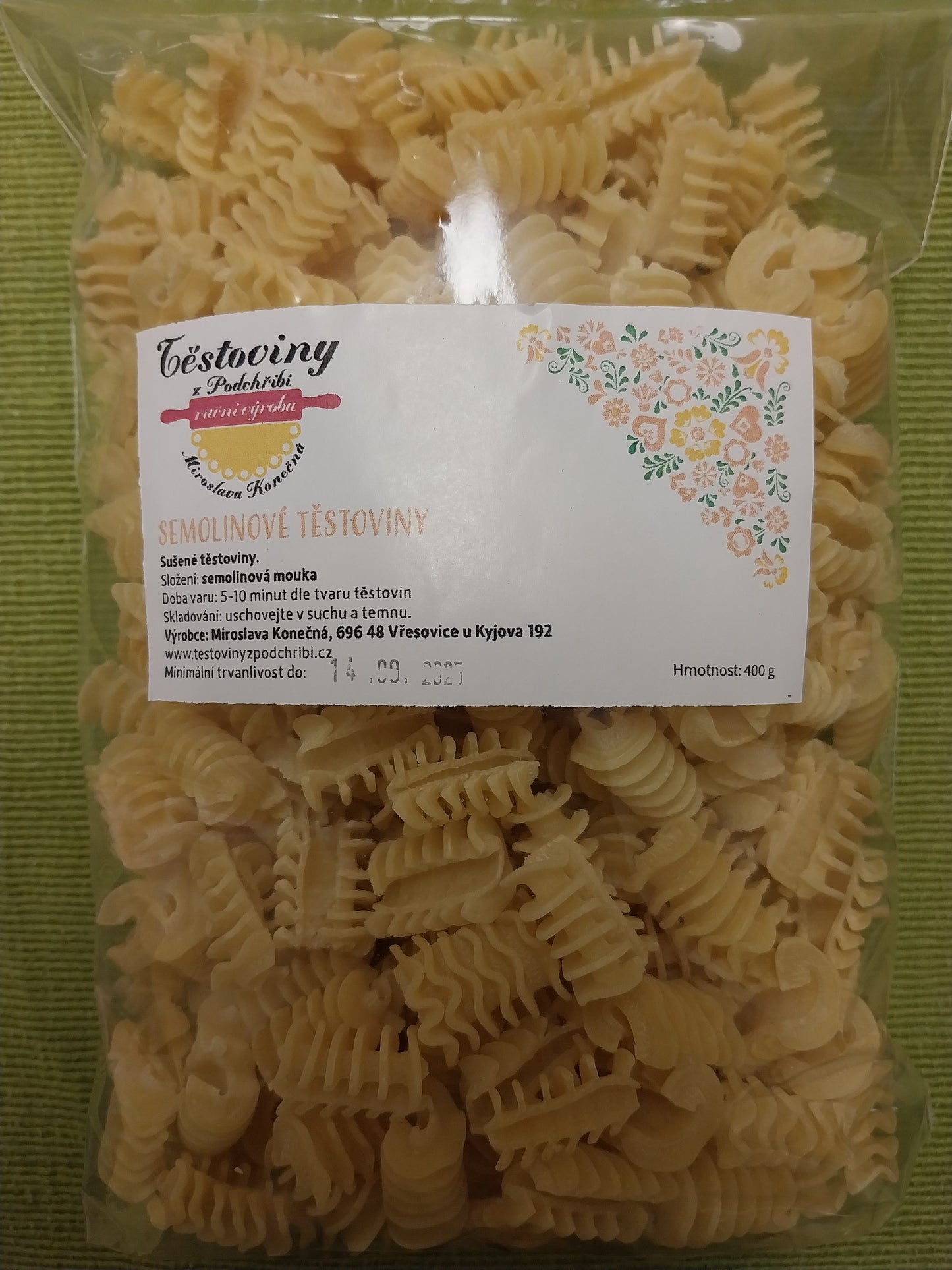 Semolinové radiatori 400g