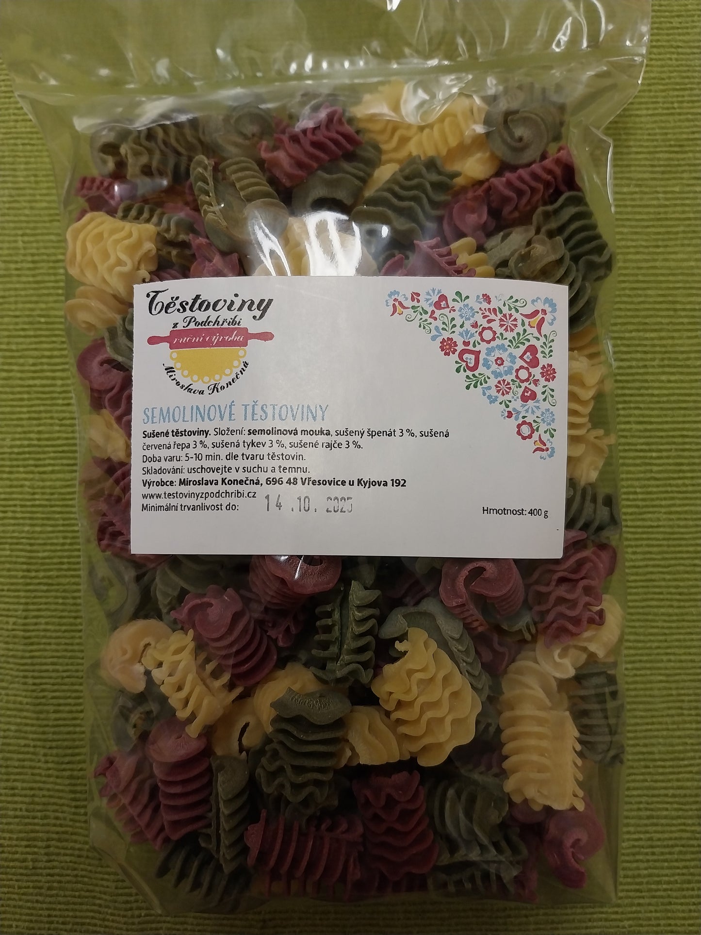 Semolinové radiatori mix 400g