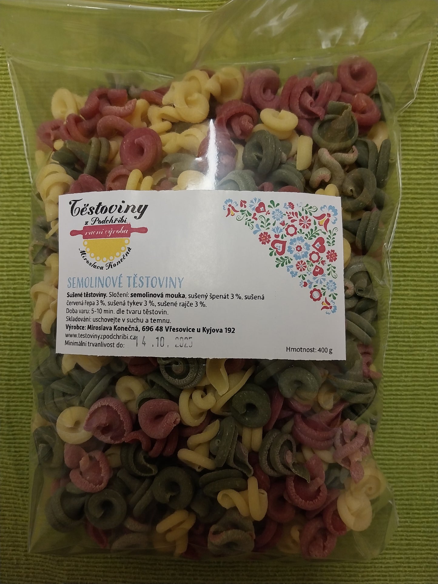 Semolinové trotolle mix 400g