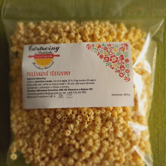 Polévkové vaječné hvězdičky 400g