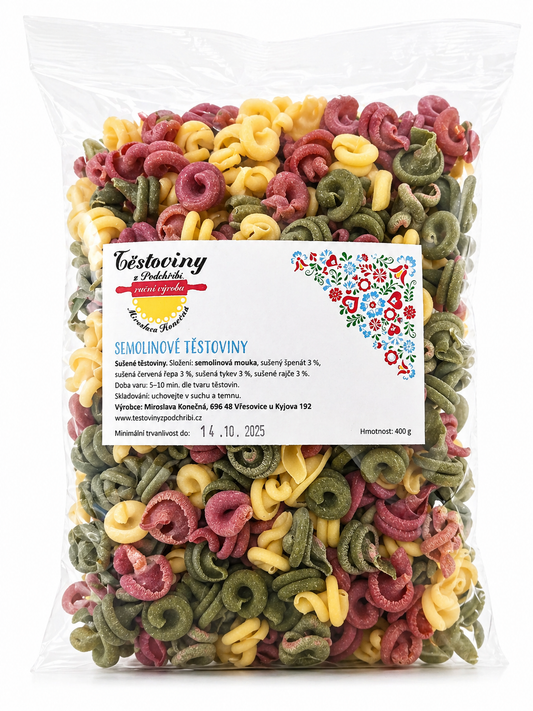 Semolinové trotolle mix 400g