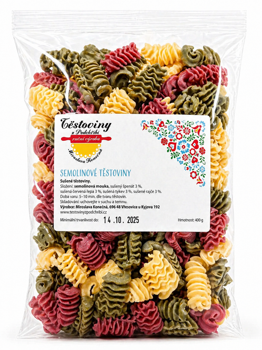 Semolinové radiatori mix 400g
