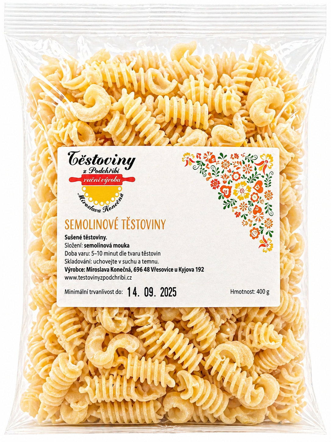 Semolinové radiatori 400g