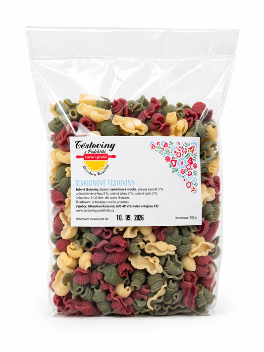 Semolinoví šnečci trio mix 400g